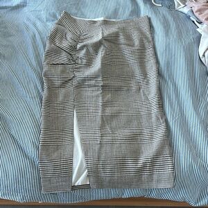 Veronica beard plaid pencil skirt